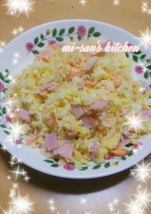 パラパラ♪簡単☆鮭チャーハン-レシピのメイン写真