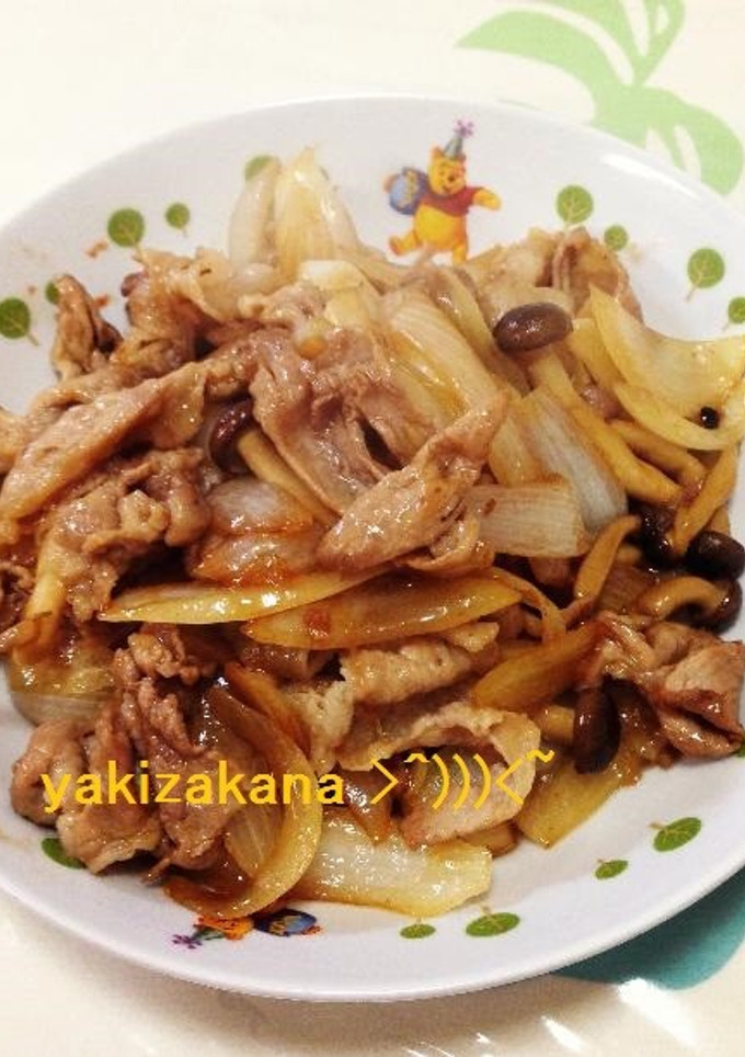 簡単15分★豚肉と玉ねぎの生姜いため-レシピのメイン写真