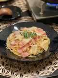 タケノコとベーコンのパスタ