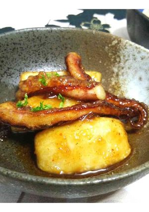 里芋と烏賊ゲソの揚げ煮-レシピのメイン写真
