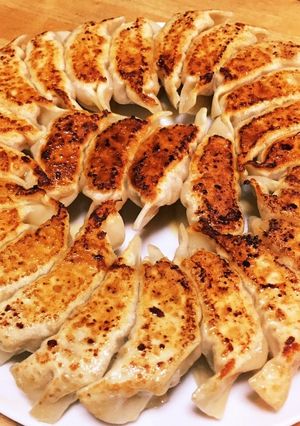 白菜たっぷり円盤餃子〜♪-レシピのメイン写真