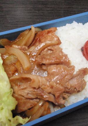 5分でできる、お弁当のショウガ焼き♪-レシピのメイン写真