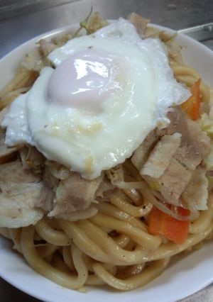 ☆焼きうどん~あと乗せ野菜~☆-レシピのメイン写真