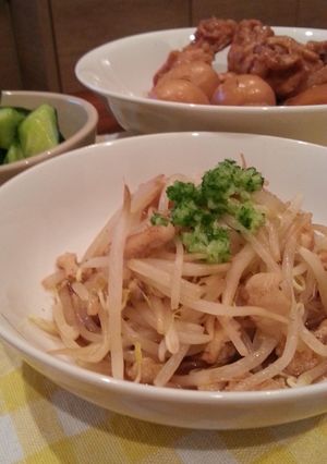 柚子胡椒で爽やか♪鶏皮もやしポン酢-レシピのメイン写真