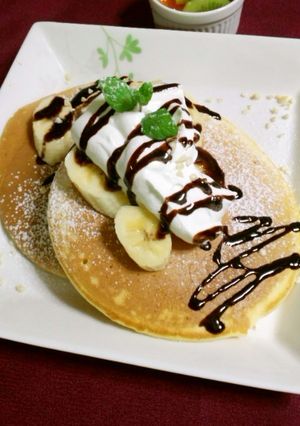 カフェ風パンケーキ❤-レシピのメイン写真