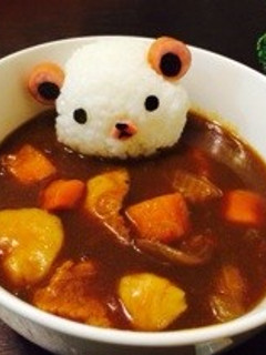 リラックマカレー♥︎-レシピのメイン写真