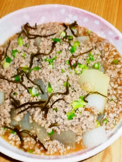 大根のそぼろあん-レシピのメイン写真