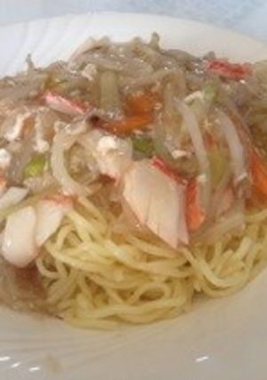 男の！蟹風あんかけ焼きそば♪-レシピのメイン写真