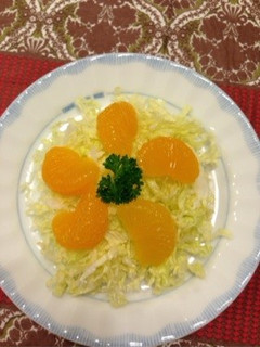 白菜とみかんのサラダ-レシピのメイン写真