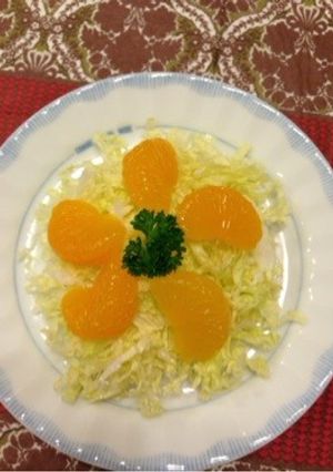 白菜とみかんのサラダ-レシピのメイン写真