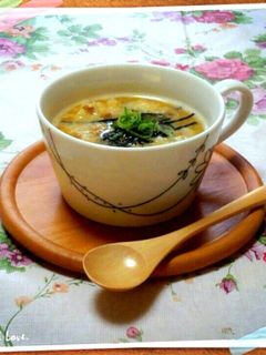 レンジで納豆卵雑炊-レシピのメイン写真