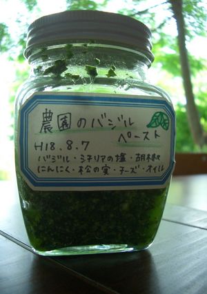 農園のバジルペースト-レシピのメイン写真