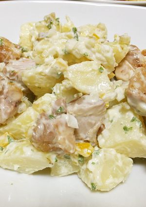 鶏肉とじゃが芋のサラダ-レシピのメイン写真
