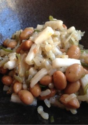 納豆ザーサイ山芋丼-レシピのメイン写真