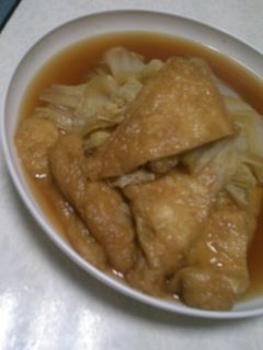白菜油揚げの煮物-レシピのメイン写真