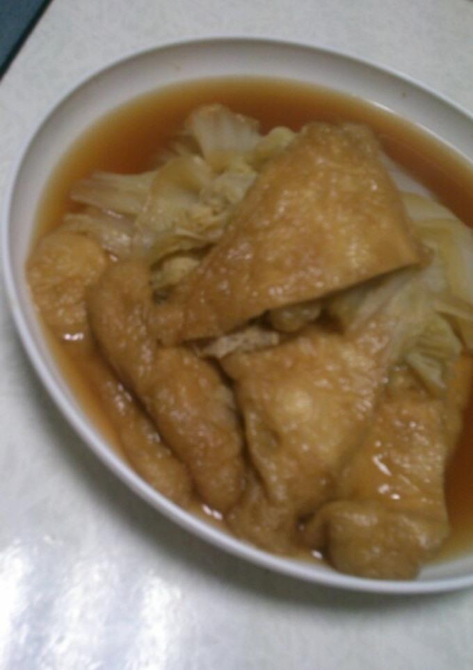 白菜油揚げの煮物-レシピのメイン写真