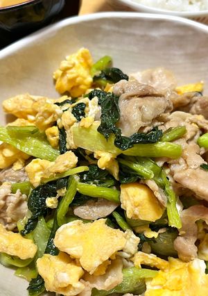 ターサイと卵と豚肉のオイスター炒め-レシピのメイン写真