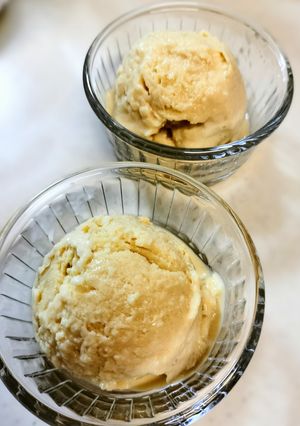 火を使わない夏おやつ♪レンジで濃厚プリンアイス-レシピのメイン写真