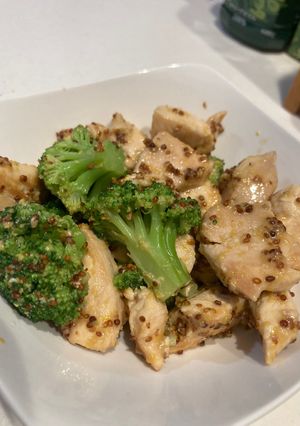 鶏胸肉のハニーマスタード和え-レシピのメイン写真