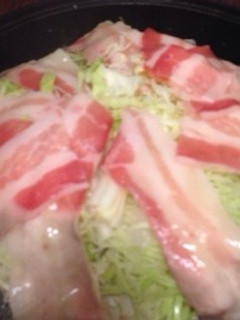 豚バラ肉と千切りキャベツの蒸し鍋❀-レシピのメイン写真