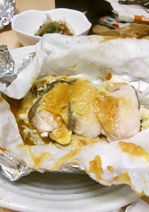具だくさん!鮭×きのこ×味噌のホイル焼き-レシピのメイン写真