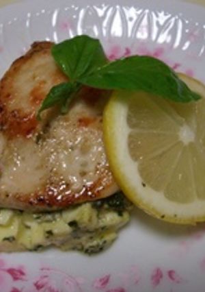 チキンのバジルチーズソテー-レシピのメイン写真