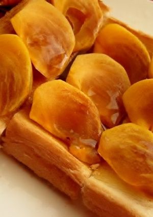柿とメープルのスイーツ食パン-レシピのメイン写真