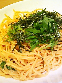 簡単♪大葉と明太子の和風バター醤油パスタ-レシピのメイン写真