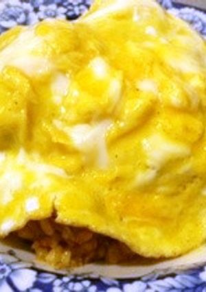 【リメイク】チーズカレーオムライス-レシピのメイン写真