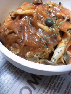 煮込み豆腐ハンバーグ-レシピのメイン写真