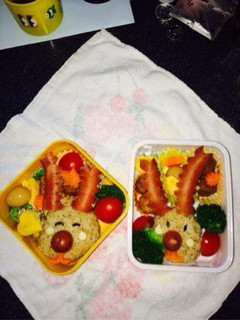 クリスマス トナカイ時短簡単キャラ弁-レシピのメイン写真