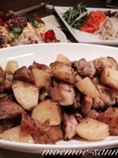 お手軽♪チキンとじゃがいものハーブ焼き-レシピのメイン写真