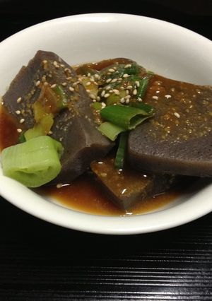 こんにゃく味噌-レシピのメイン写真