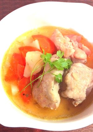 塩麹ハーブ鶏のスープ煮込み♪-レシピのメイン写真