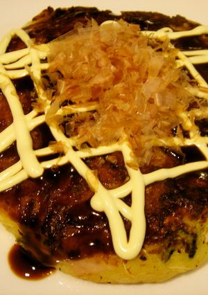 ポテサラアレンジ☆ほくほくお好み焼き！-レシピのメイン写真