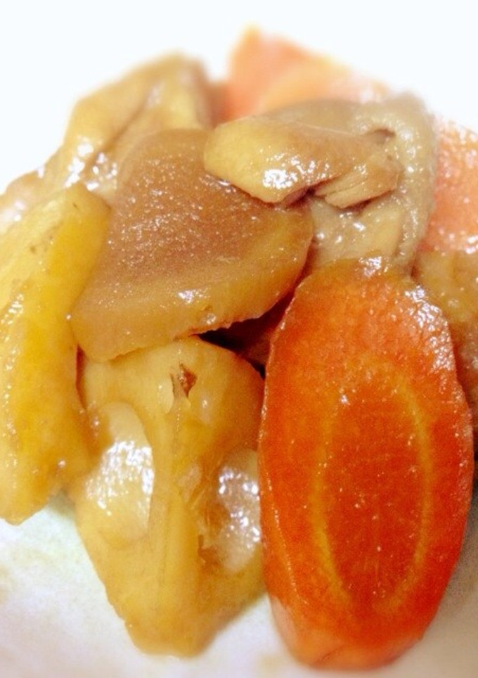 蓮根が主役⁈鶏と根菜のさっぱり煮-レシピのメイン写真