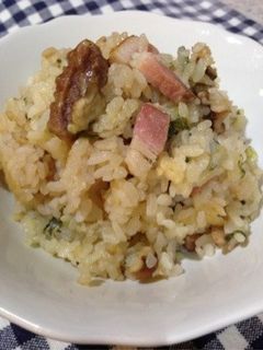 簡単☆ベーコンとくるみの炊き込みご飯☆-レシピのメイン写真