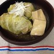 ジューシー☆めんつゆで和風ロールキャベツ