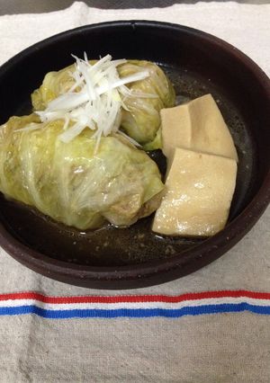 ジューシー☆めんつゆで和風ロールキャベツ-レシピのメイン写真