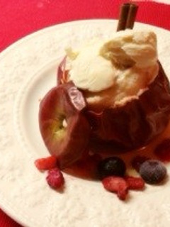 あったかスイーツ♪簡単焼きりんご-レシピのメイン写真