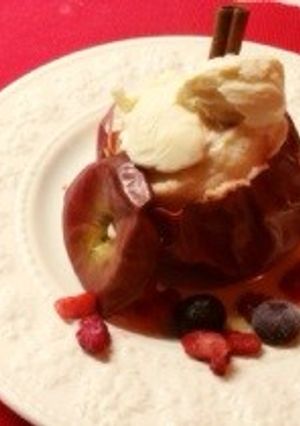 あったかスイーツ♪簡単焼きりんご-レシピのメイン写真
