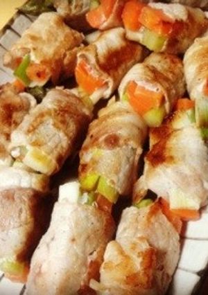 野菜の肉巻き♡-レシピのメイン写真