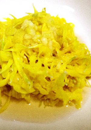 香りを楽しむゆずと食用菊の酢の物　簡単♪-レシピのメイン写真