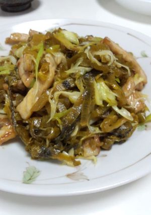 高菜と豚肉の炒め物-レシピのメイン写真