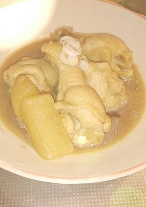 ♥彼ご飯♡手羽元と大根の照り煮-レシピのメイン写真