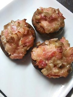 しいたけのベーコンマヨ焼き-レシピのメイン写真