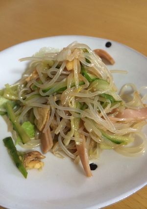 簡単☆絶品！野菜ともやし春雨サラダ-レシピのメイン写真