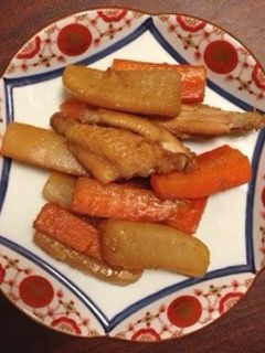 大根*人参*手羽中のほっこり生姜煮♥︎-レシピのメイン写真