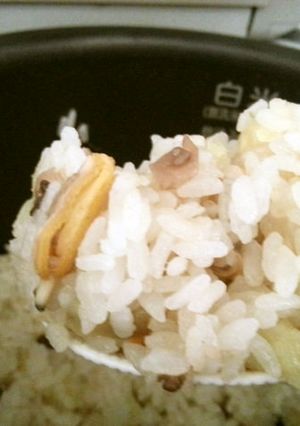 香りが美味しい、アサリと薩摩芋のごはん-レシピのメイン写真