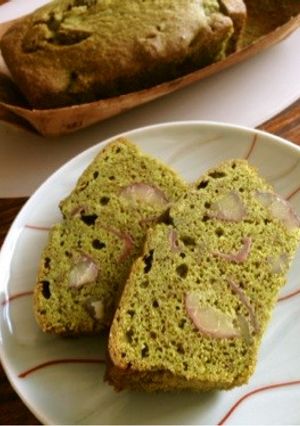 栗と抹茶のパウンドケーキ-レシピのメイン写真